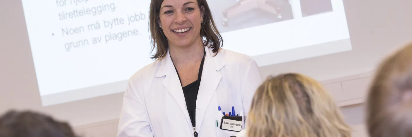 Fra et av våre pasientkurs